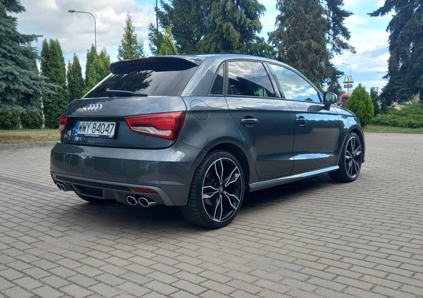 Audi S1 cena 87000 przebieg: 93000, rok produkcji 2014 z Wyszków małe 172